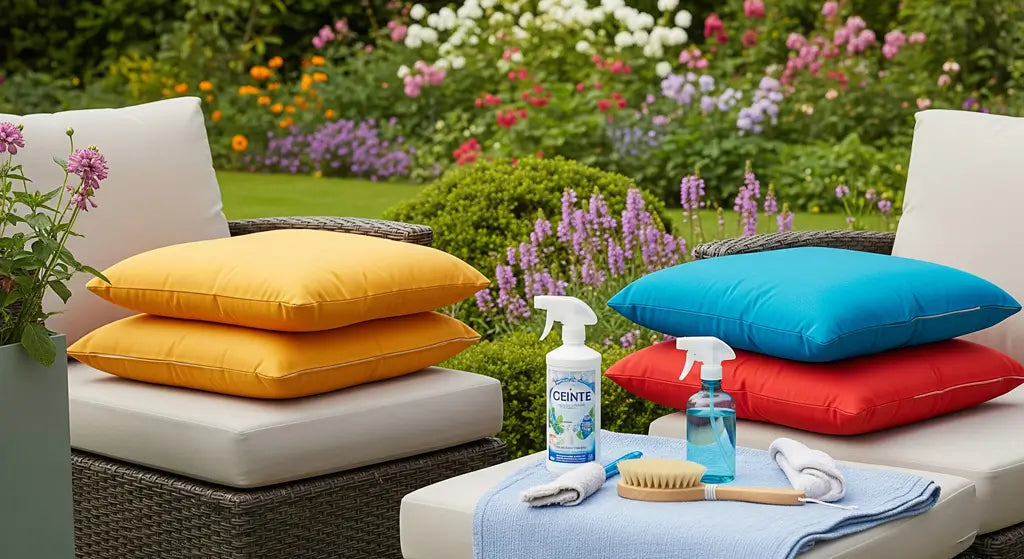How to Gently Clean Garden Furniture Cushions Without Damaging the Fabric