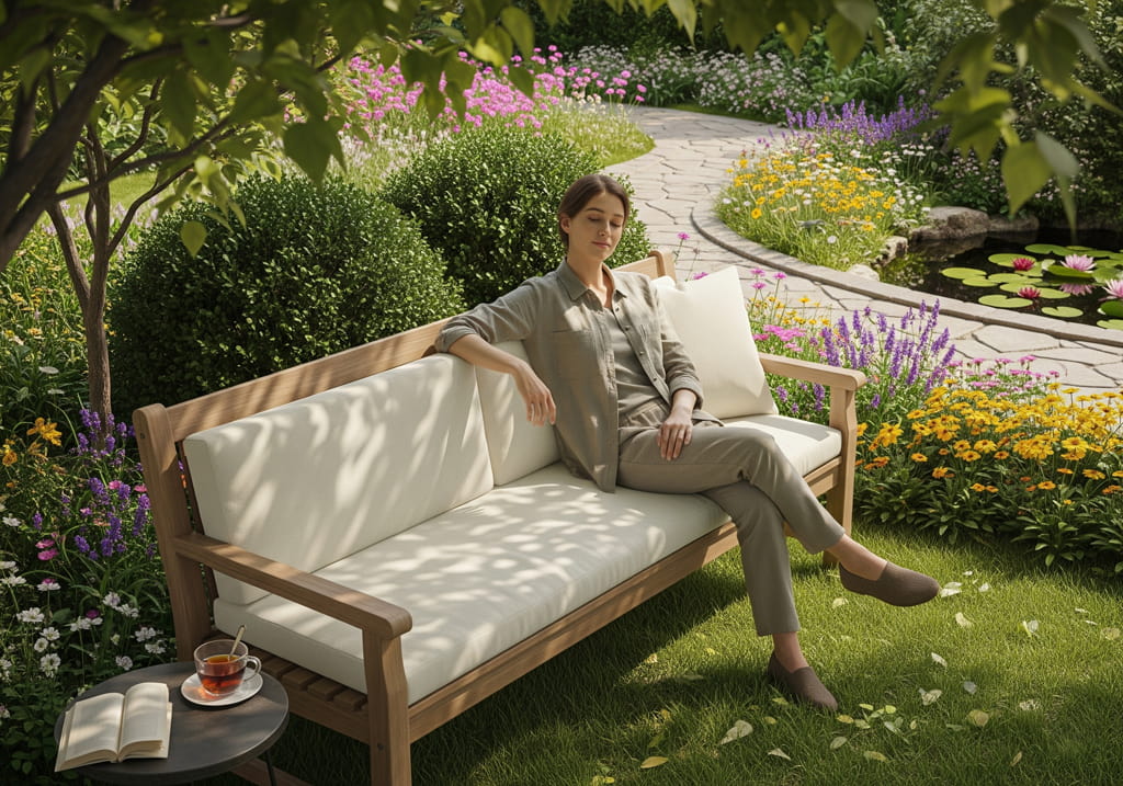 How to Soften a Hard Bench - Cushions Can Help!