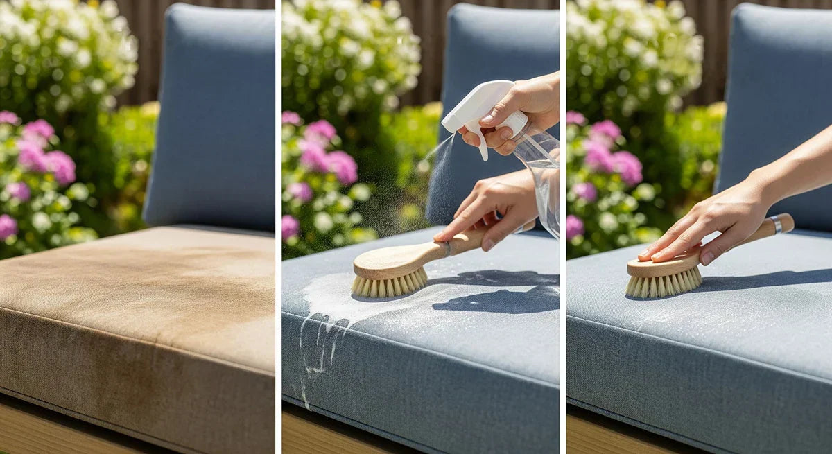 How to Clean Outdoor Cushions with Vinegar for Long-Lasting Comfort