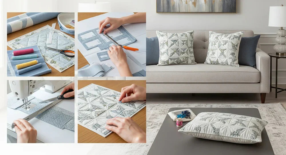 How to Make Quilted Cushion Covers That Look Store-Bought Professional