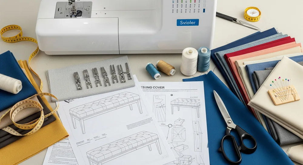 Stitch & Zip: How to Sew a Bench Cushion Cover with a Zipper