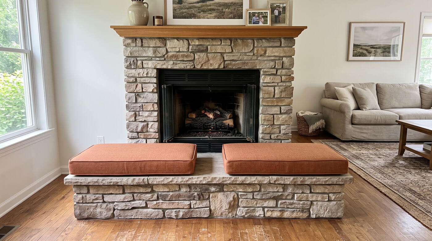 Fireplace Hearth Cushions: Safety Materials and Custom Sizing Guide