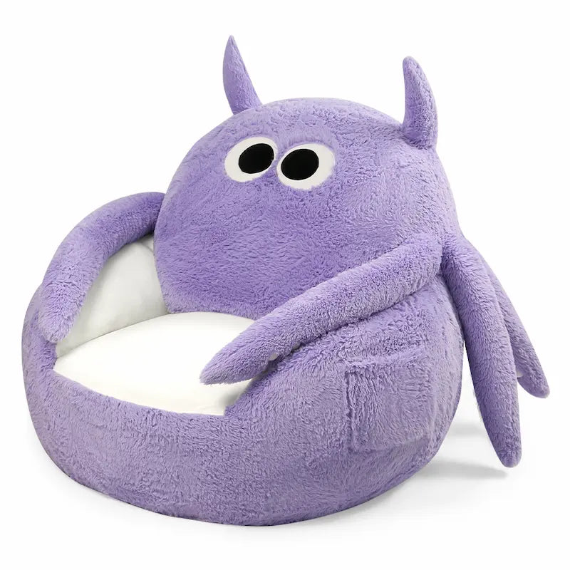🌸 Cuddle Monster Kids' Sofa