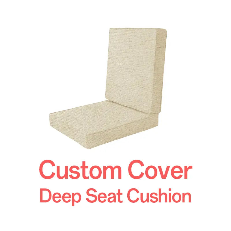 Rulaer® Custom Couch Cushion Cover Indoor Outdoor - Rulaer