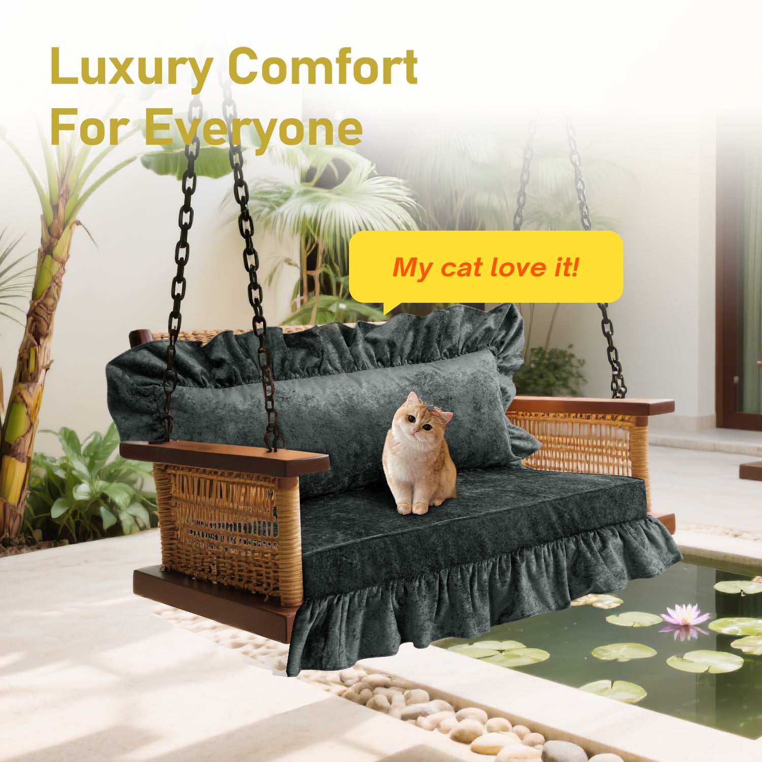 Rulaer®Custom Lace Bench Cushions and Lace Pillows