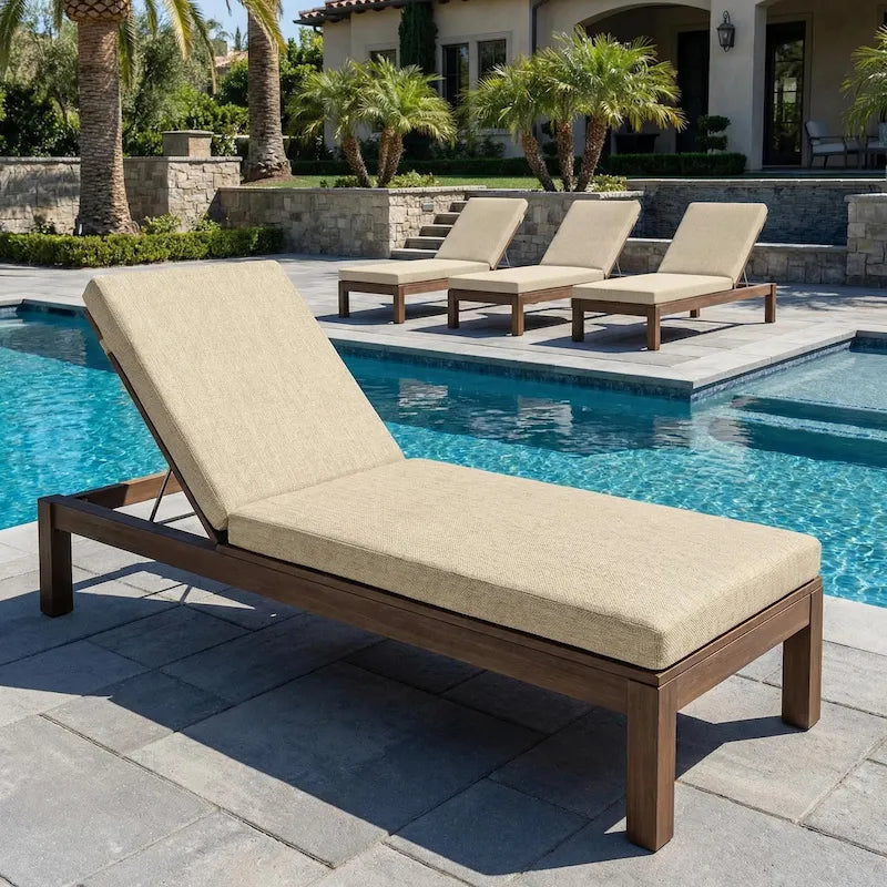 Rulaer® Custom Chaise Lounge Cushion Indoor Outdoor