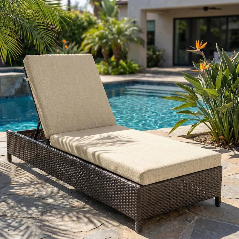 Rulaer® Custom Chaise Lounge Cushion Indoor Outdoor