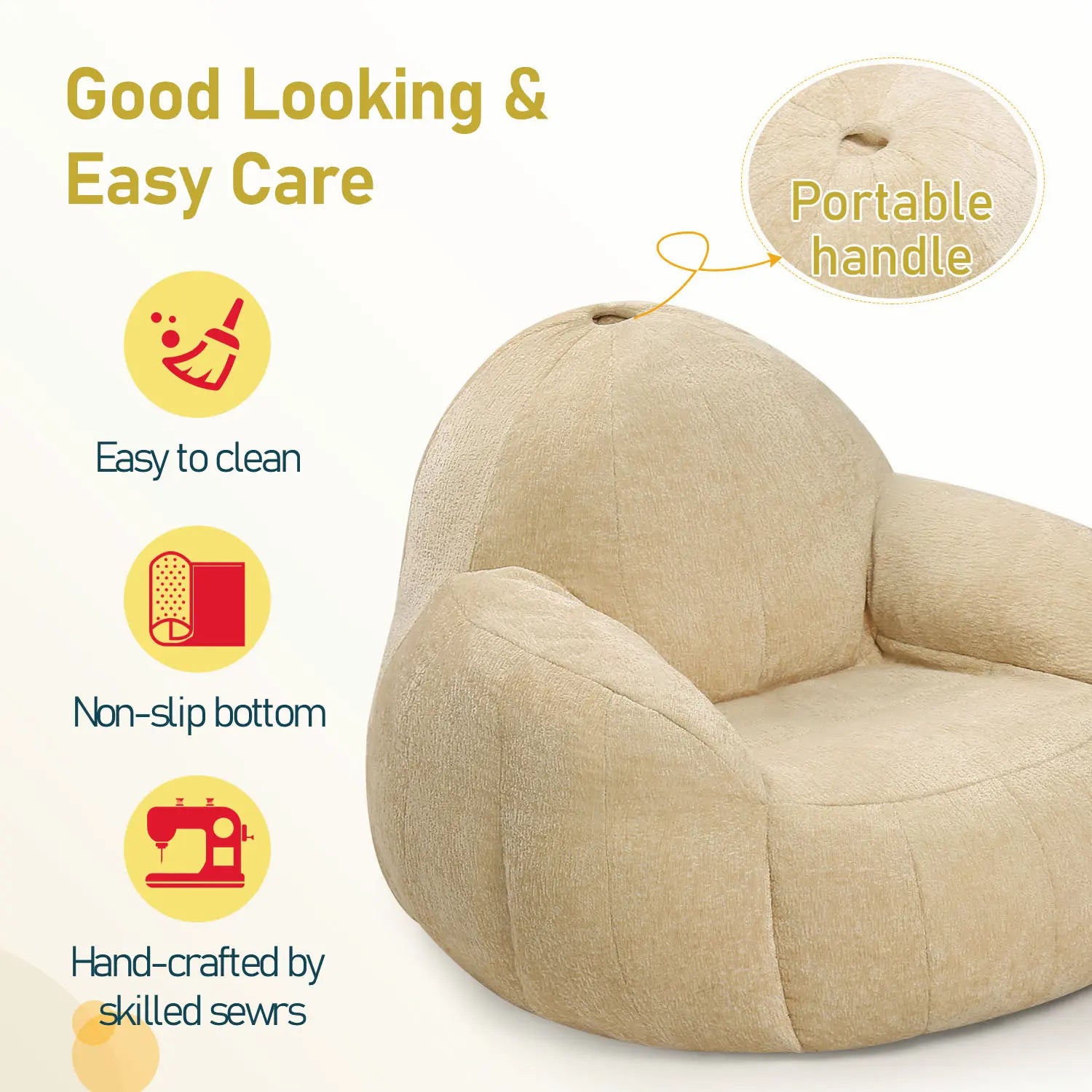 Rulaer®High-density foam-filled beanbag sofa