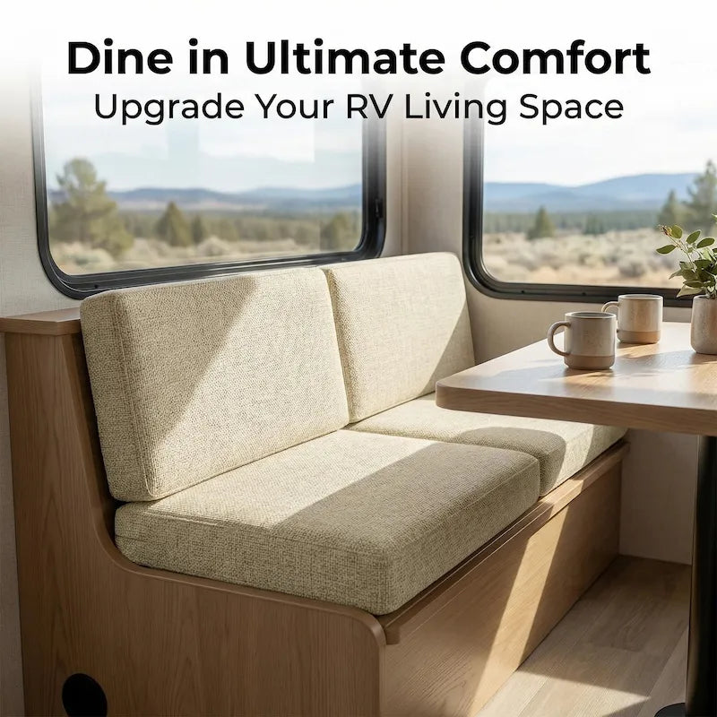 Custom RV Camper Seat Cushion Elevated Road Comfort