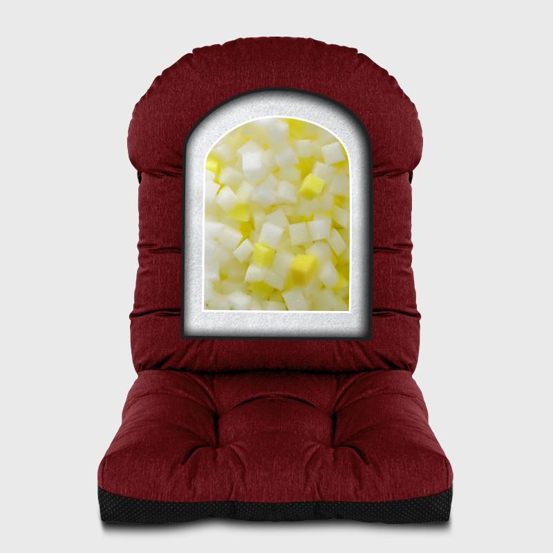 Rulaer® Indoor Tufted High Back Chair Cushion - Rulaer