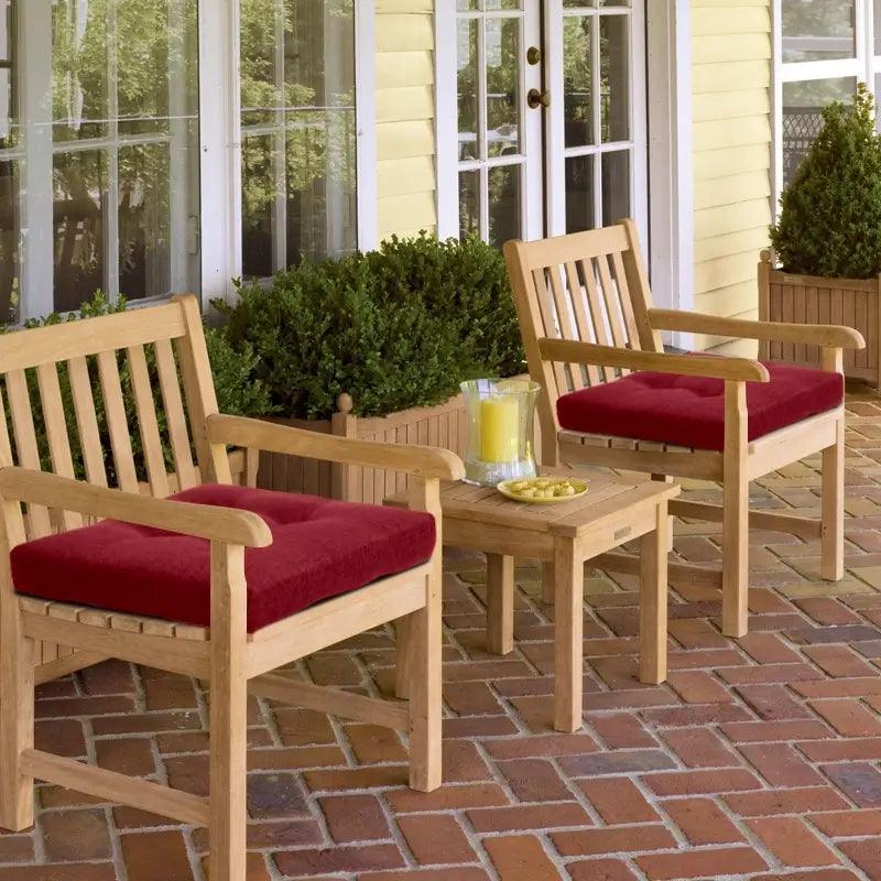 Rulaer® Kitchen Square Bar Stool Cushions with Ties - Rulaer