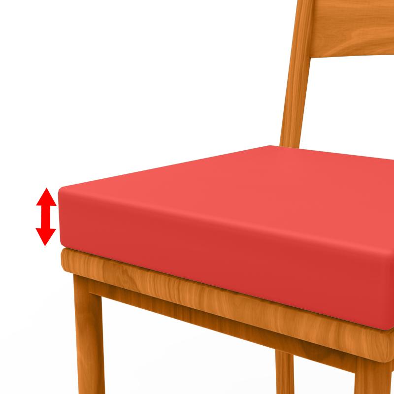 Measure bar stool cushion thickness Rulaer