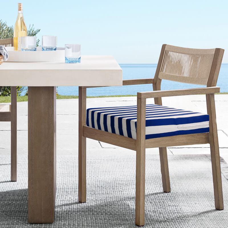 Rulaer® Outdoor Chair Cushion Pads With Ties - Rulaer