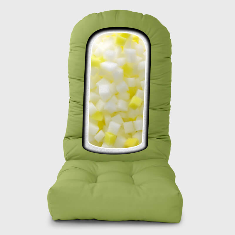 Rulaer® Outdoor Tufted Rocking Chair Cushion - Rulaer