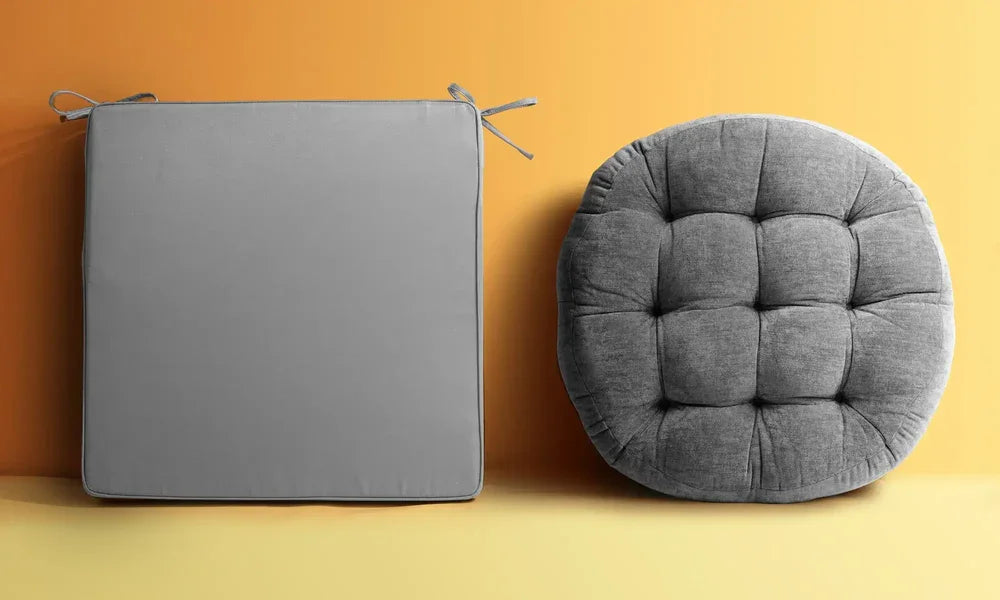 Outdoor Splashproof Square Banadge Chair Cushion