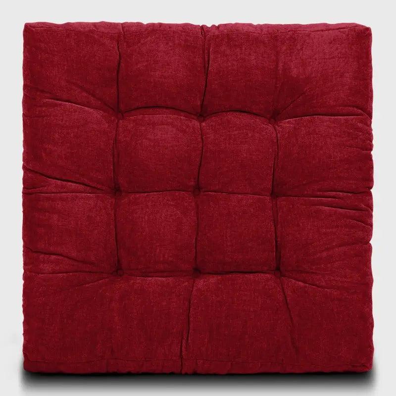 Square Tufted Floor Pillow for Living Room - Rulaer