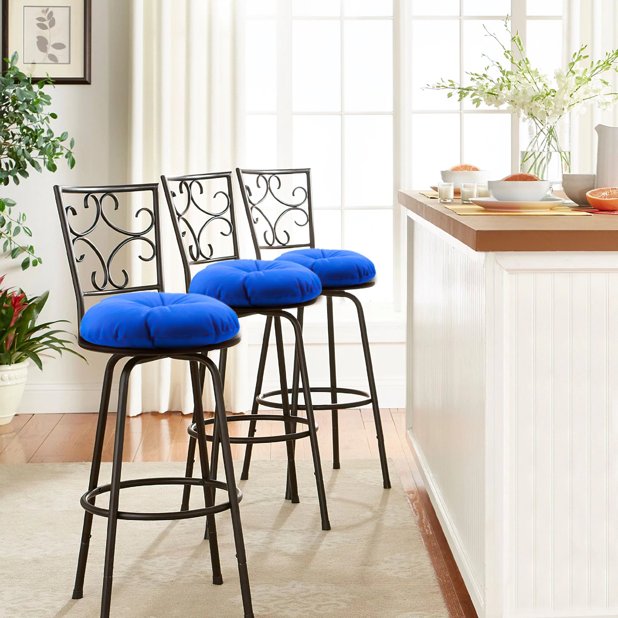 Rulaer® Patio Round Bar Stool Cushion - Rulaer