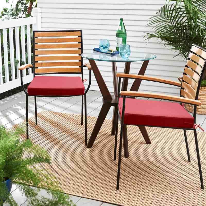 Rulaer® Exterior Chair Cushions with Ties - Rulaer