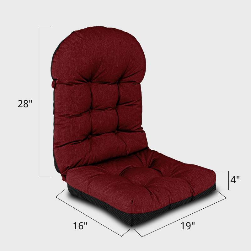 Rulaer® Indoor Tufted High Back Chair Cushion - Rulaer