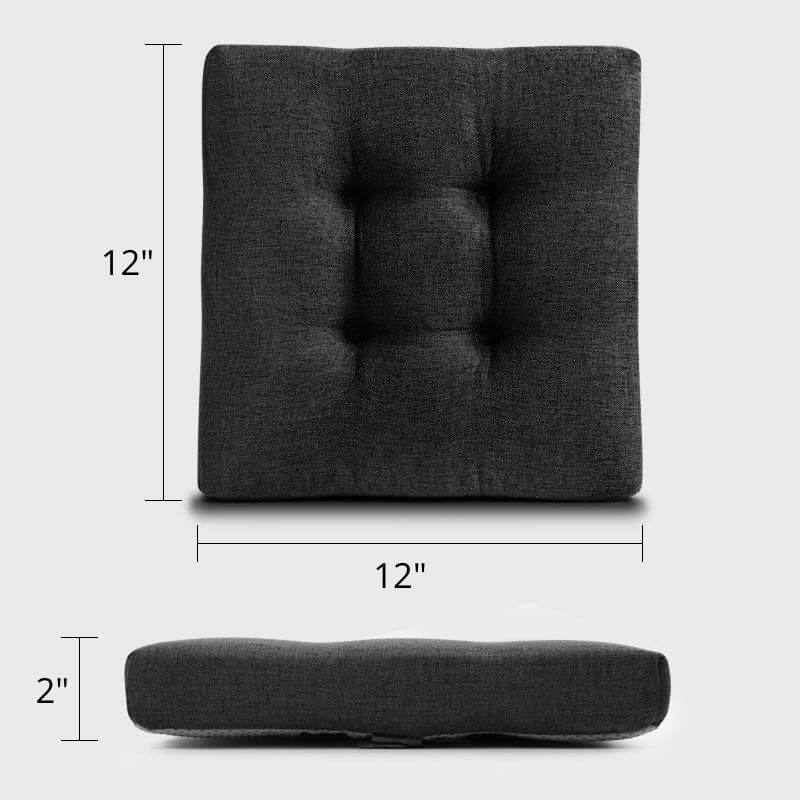 Rulaer® Kitchen Square Bar Stool Cushions with Ties - Rulaer