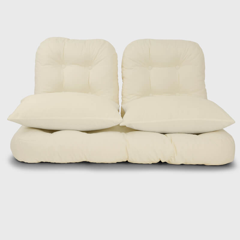 Rulaer® Patio Wicker Loveseat Cushion Sets - Rulaer