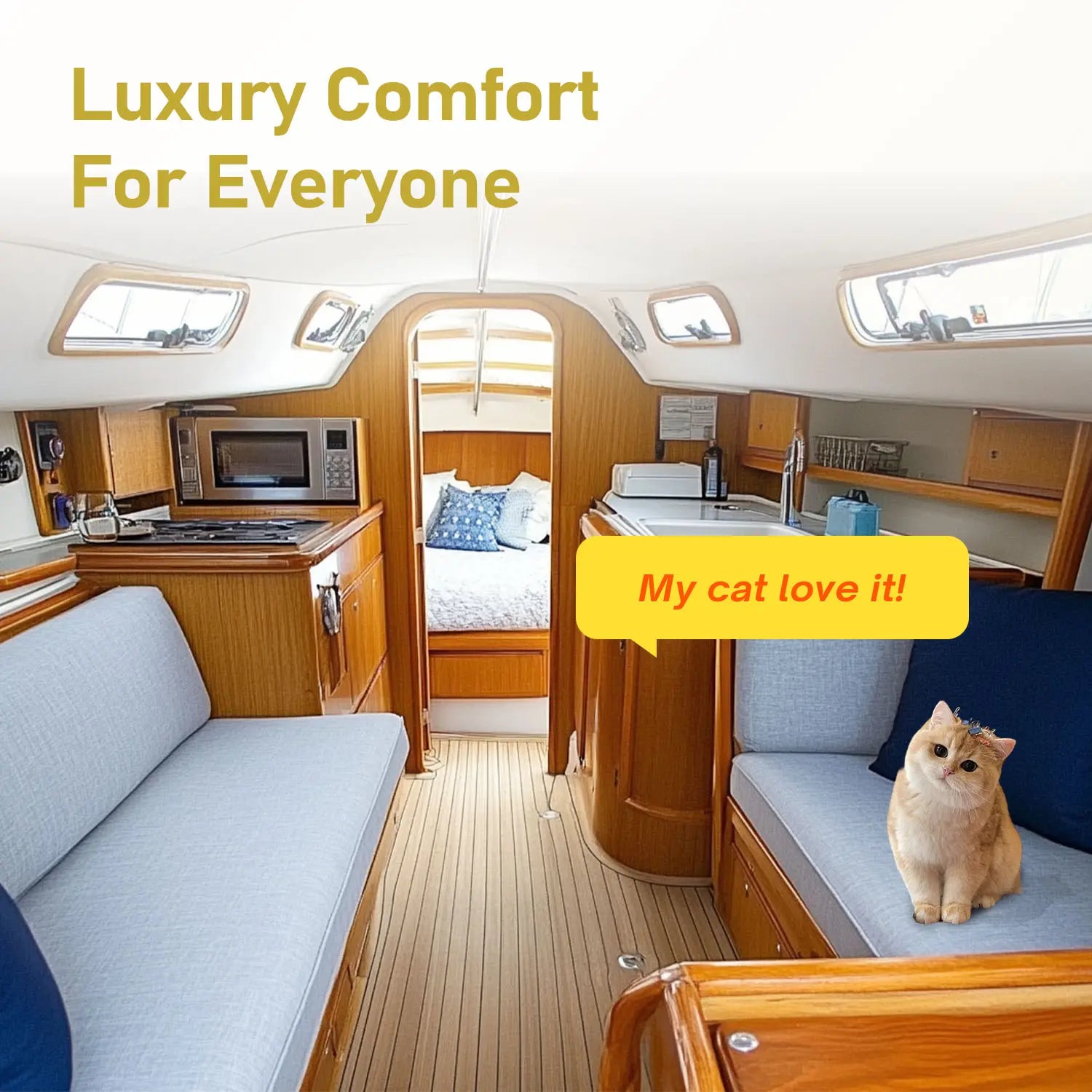 Rulaer® Custom RV /Camper Seat cushion cover Indoor Outdoor - Rulaer