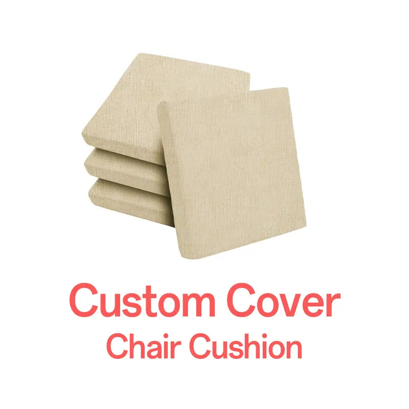Rulaer® Custom Seat Cushion Pad Cover Indoor Outdoor - Rulaer