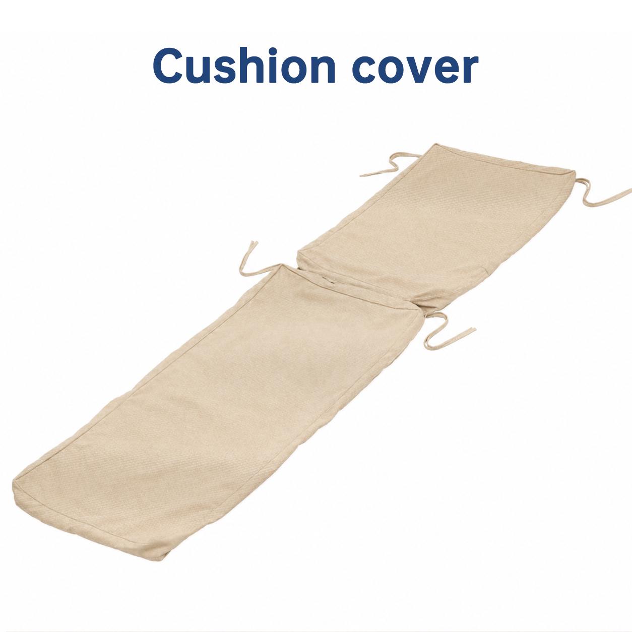 Rulaer® Custom Chaise Lounge Cushion Cover Indoor Outdoor - Rulaer
