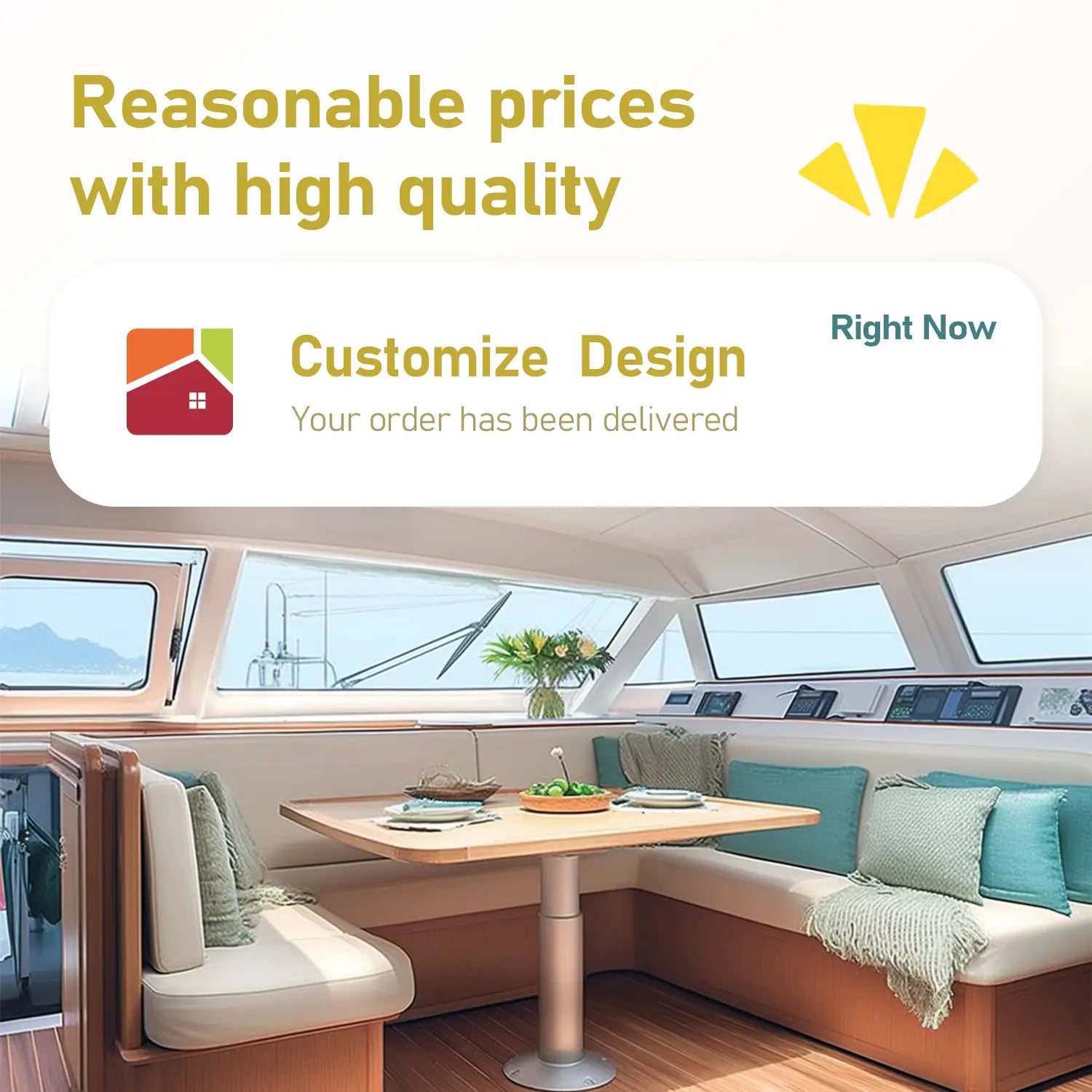 Rulaer® Custom RV /Camper Seat cushion cover Indoor Outdoor - Rulaer
