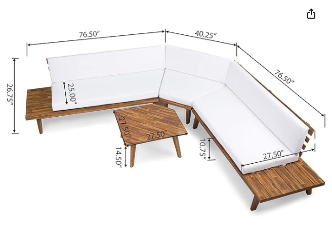 Custom-Made Cushion Refurbishment for Outdoor Furniture Sets