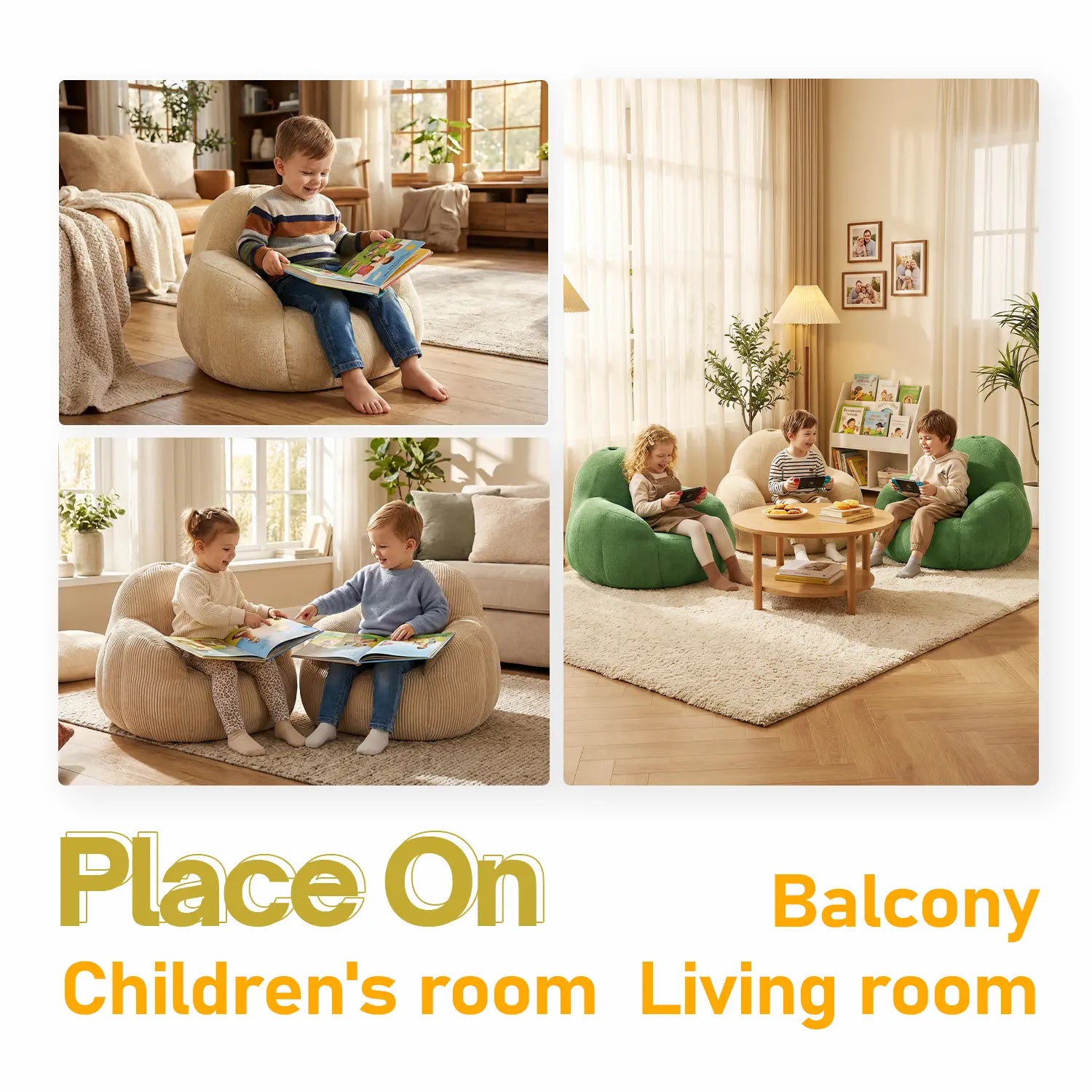 Rulaer®High-density foam-filled beanbag sofa