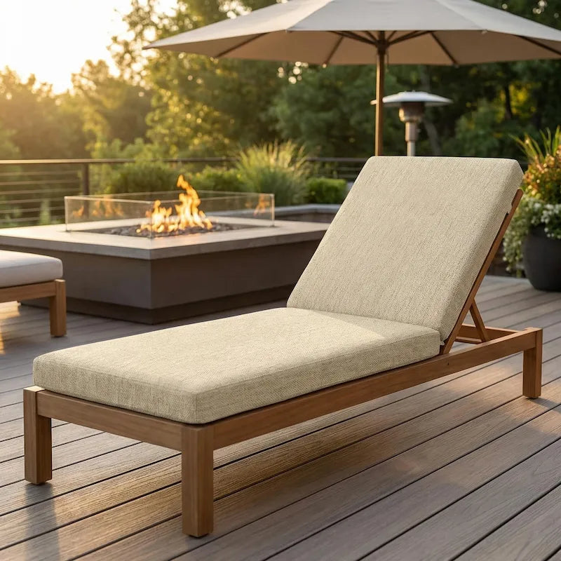 Rulaer® Custom Chaise Lounge Cushion Indoor Outdoor