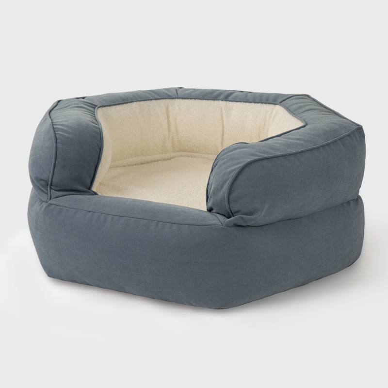 What makes this pet bed unique is its enclosure design. The bed includes a fence around the sleeping area, providing a semi-enclosed space for your pet. Fences provide a sense of security and containment, ensuring your pet remains within a designated area | Rulaer