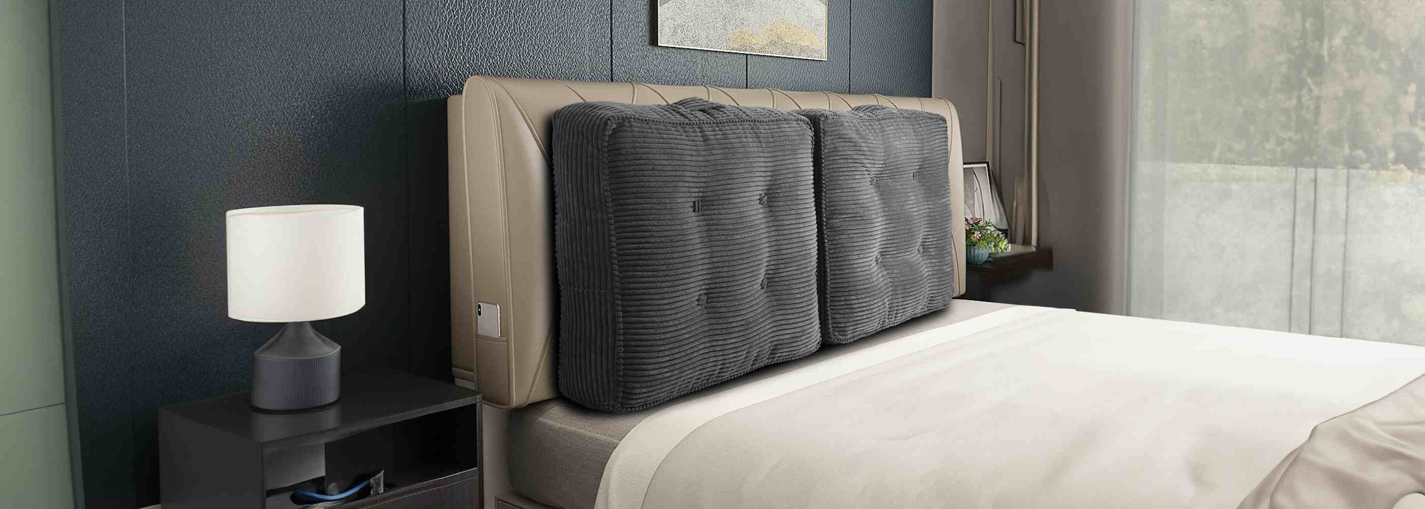 Bedroom Headboard Pillows add a touch of luxury and sophistication to your bedroom decor | Rulaer