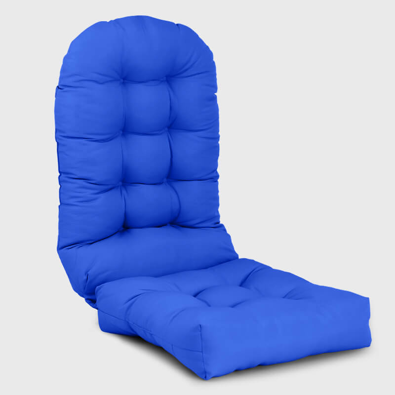 Blue Outdoor Tufted Rocking Chair Cushion can enhance the comfort and aesthetic appeal of your outdoor rocking chair | Rulaer