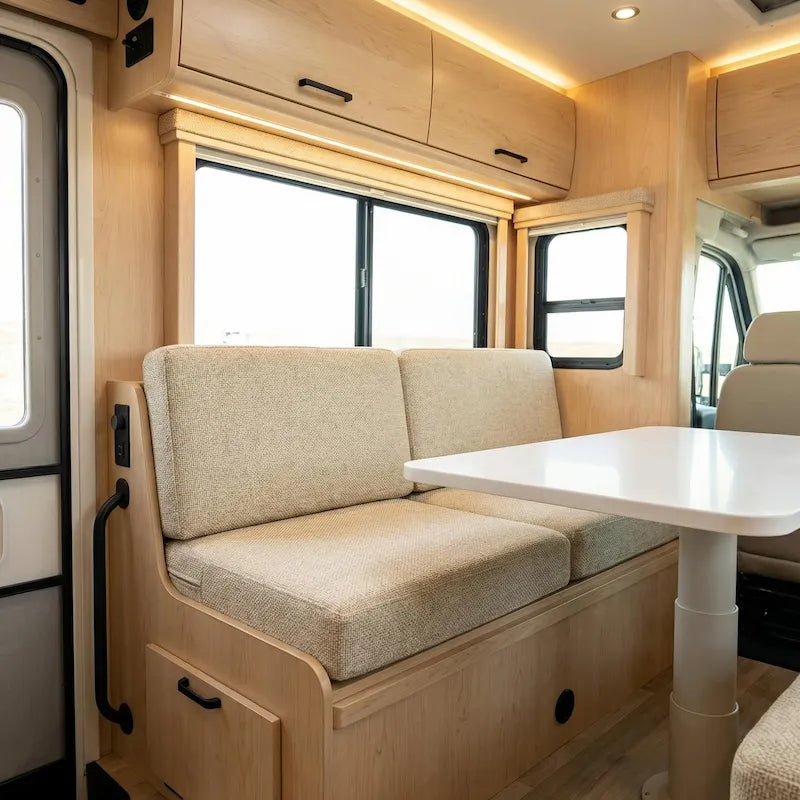 Custom RV Camper Seat Cushion Elevated Road Comfort