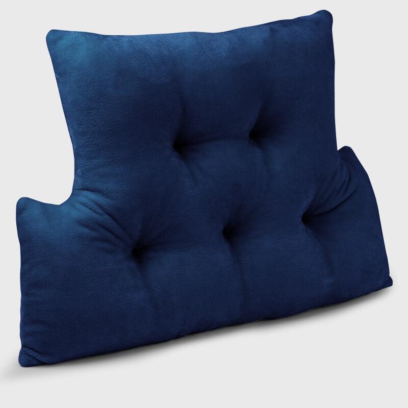 Deep blue Backrest Cushion for Armchair could be placed on armchairs | Rulaer