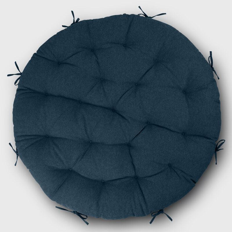 Deep blue Outdoor Papasan Seat Cushion adds comfort and style to your swing chair | Rulaer