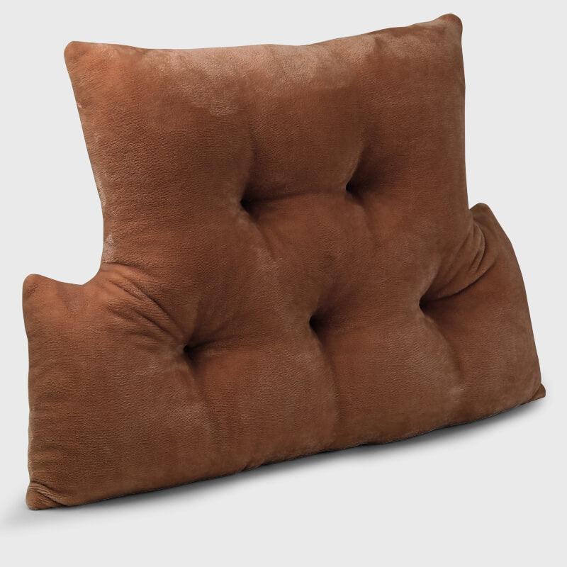 Deep brown Backrest Cushion for Armchair could be placed on armchairs | Rulaer