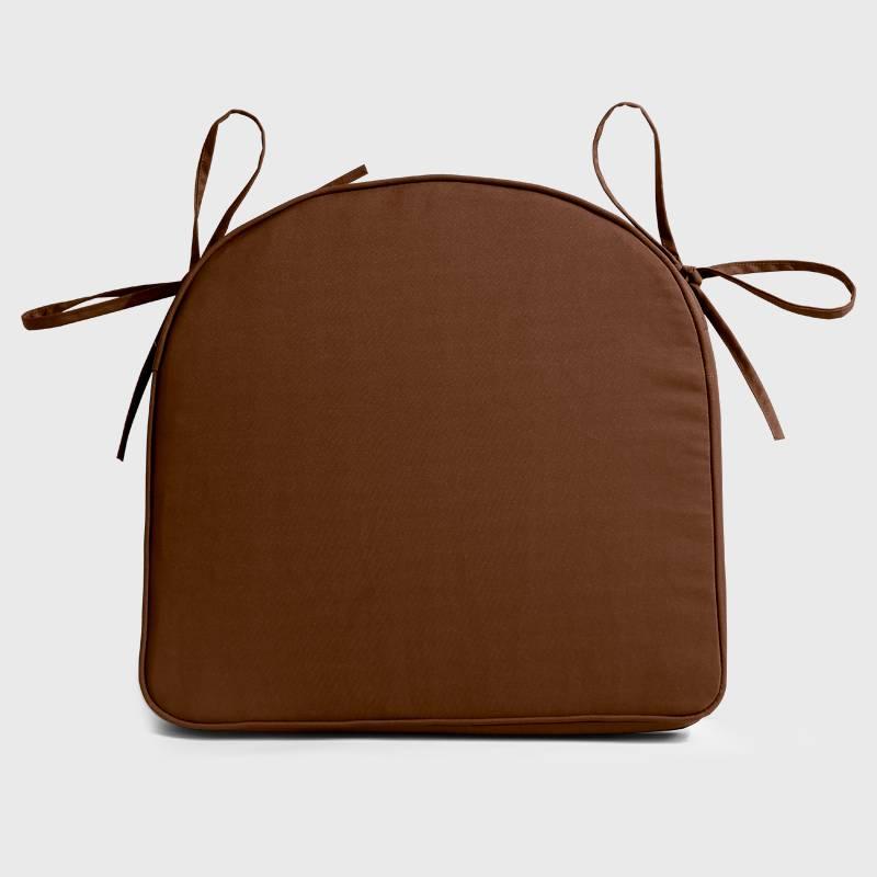 Deep brown Backyard U Shape Chair Cushion is well matched with your outdoor furniture | Rulaer