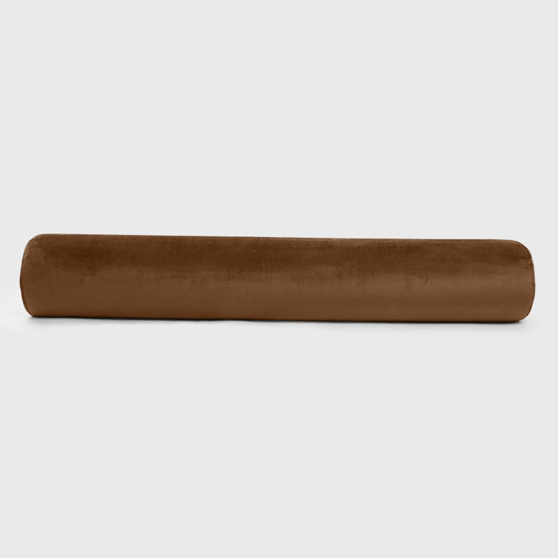 Designed to provide exceptional relaxation and promote optimal sleep posture, this Deep brown Bedroom Body Roll pillow is a must-have addition to your bedding collection. | Rulaer