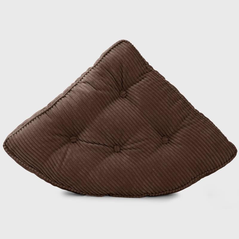 Deep brown Bedroom Corner Large Floor Cushion  | Rulaer