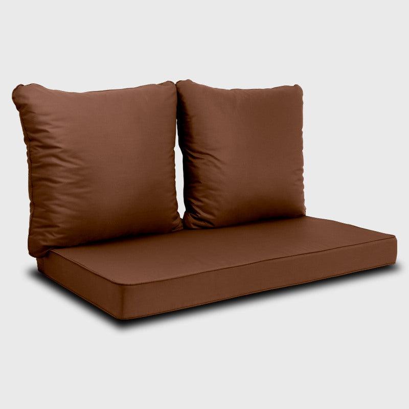 Deep brown Outdoor Waterproof Loveseat Cushions could be placed on outdoor furnitures | Rulaer