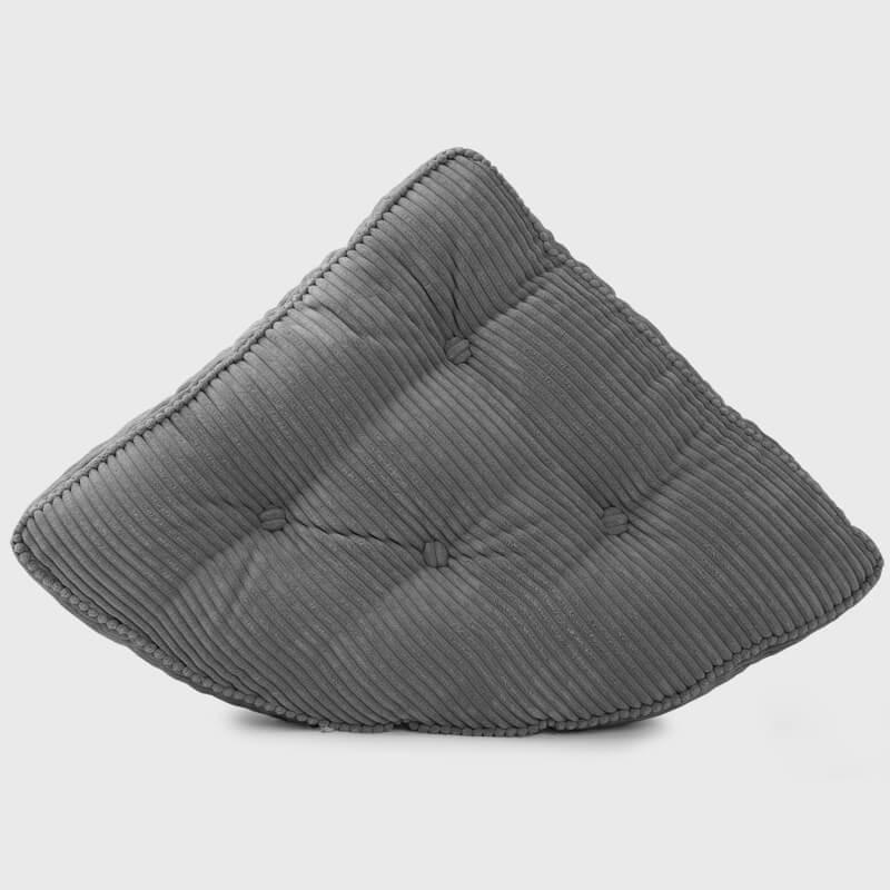 Deep gray Bedroom Corner Large Floor Cushion  | Rulaer