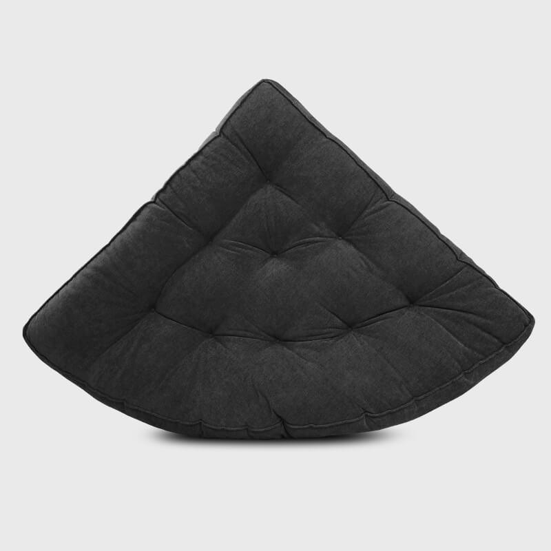 Deep gray Large Reading Nook Floor Cushion is a comfortable and versatile cushion | Rulaer