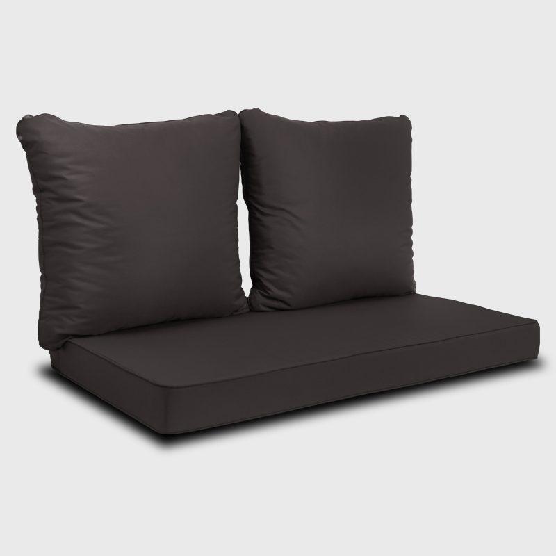 Deep gray Outdoor Waterproof Loveseat Cushions could be placed on outdoor furnitures | Rulaer