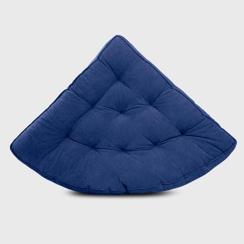 Denim blue Large Reading Nook Floor Cushion is a comfortable and versatile cushion | Rulaer