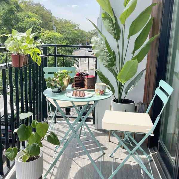 Exterior Chair Cushions with Ties