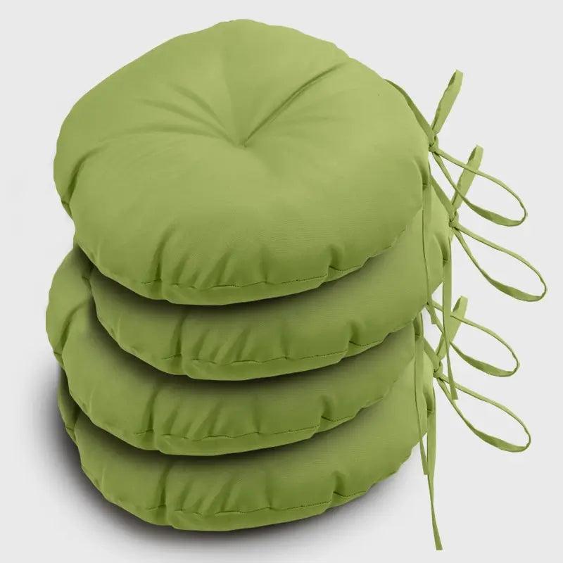 Patio Round Bar Stool Cushion with Grassy green Color has fashion appearance and soft touch, suitable for the outdoor circle chair. | Rulaercushion