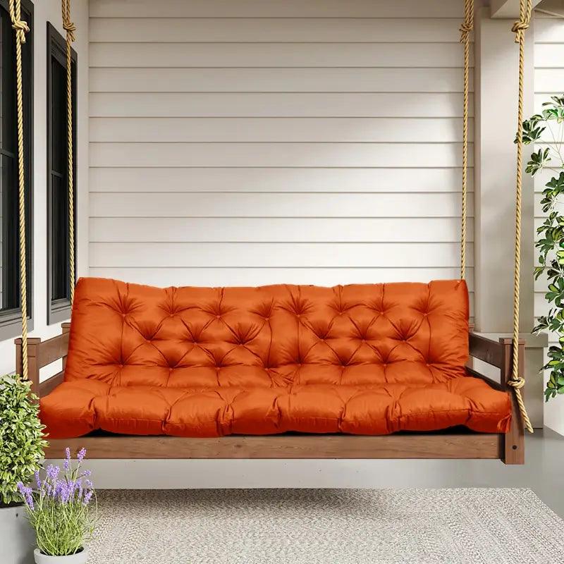 If you have a compact outdoor space such as a balcony or terrace, the Garden Tufted Swing Cushion can transform it into a cozy oasis. | Rulaercushion